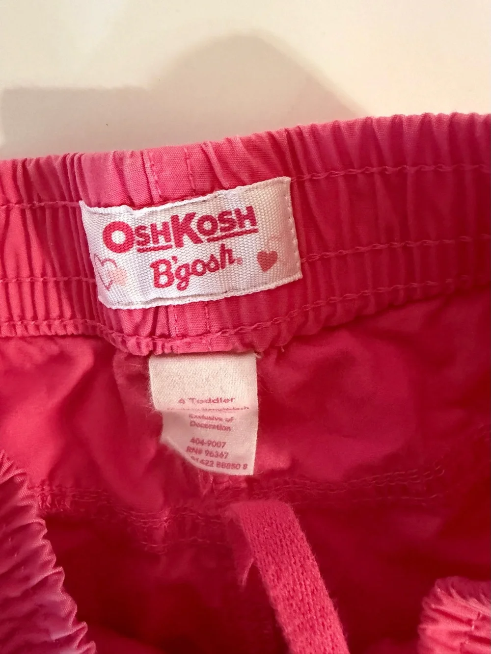 OshKosh B'gosh Hot Pink Cargo Capri Joggers